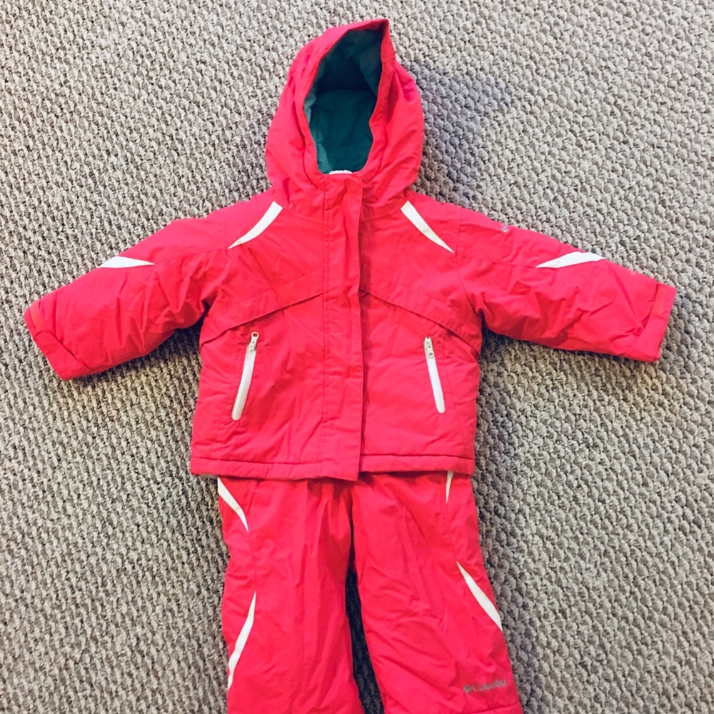 Columbia 2t snow coat and bib set